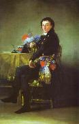 Francisco Jose de Goya Ferdinand Guillemardet French Ambassador in Spain. oil painting artist